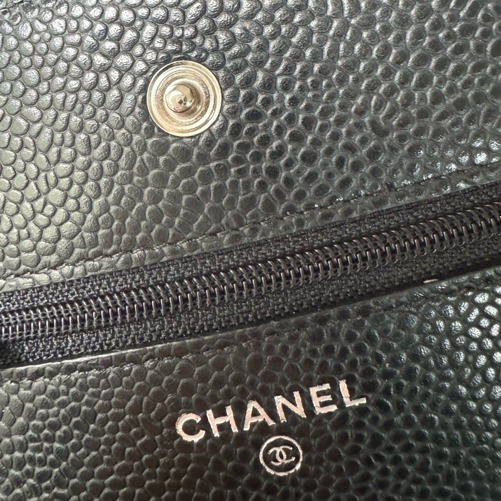 Chanel Black Caviar Quilted WOC - Relisting - Picture 6 of 9